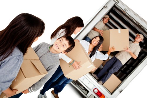 Moving truck ready for a relocation in Holloway