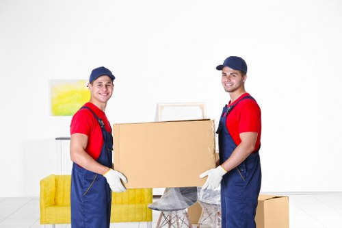 Professional packing and unpacking services in Holloway with organized moving boxes