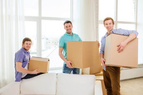 Commercial removals setup for a business move in Holloway