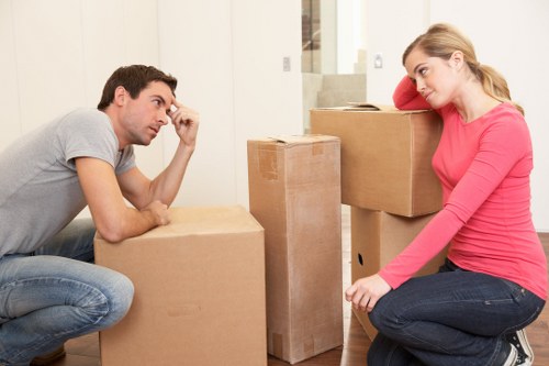 Professional house removalists in Holloway loading furniture into a moving van