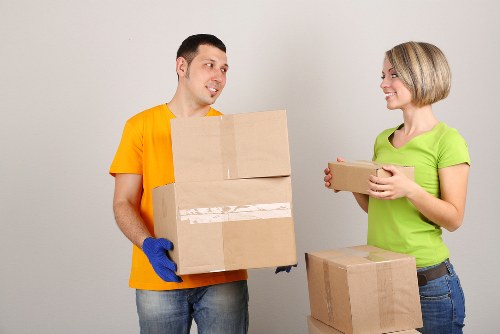 Careful packing and moving supplies for Holloway students